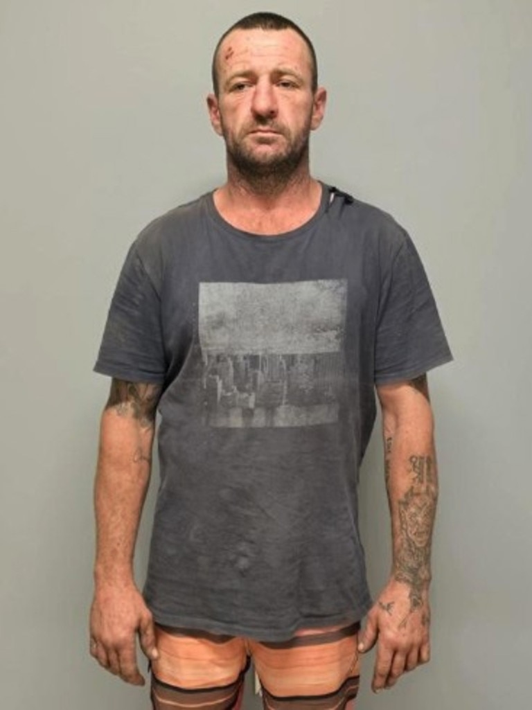 Chilling clip of alleged triple murderer