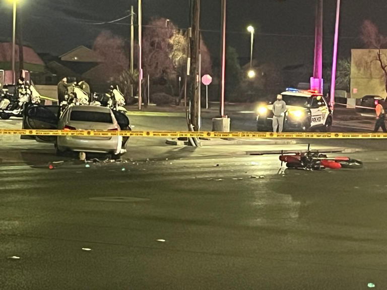 Las Vegas man on stolen motorcycle killed in crash near Washington, Rancho