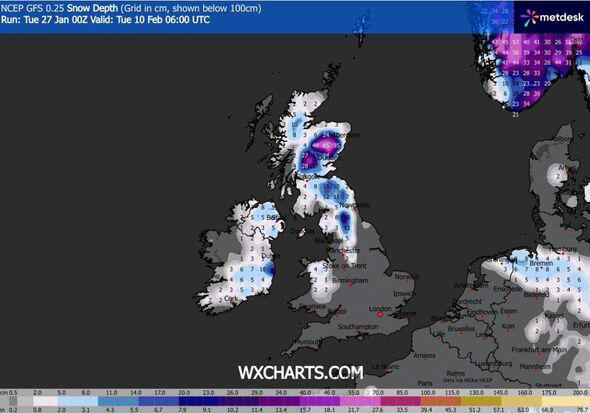 Snow forecast maps show huge 'Beast from the East' burying 52 UK cities ...
