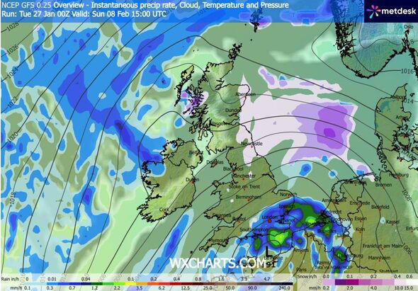 Snow forecast maps show huge 'Beast from the East' burying 52 UK cities ...