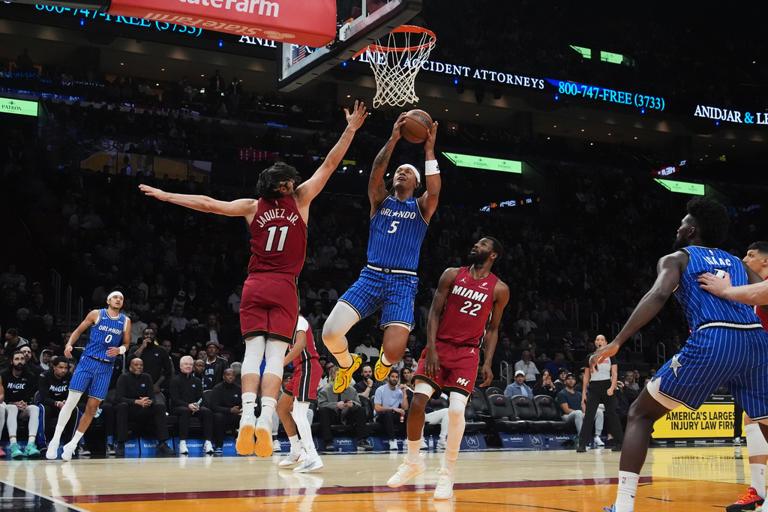 Paolo Banchero and Anthony Black lead Magic past Heat 133-124 to snap 4 ...