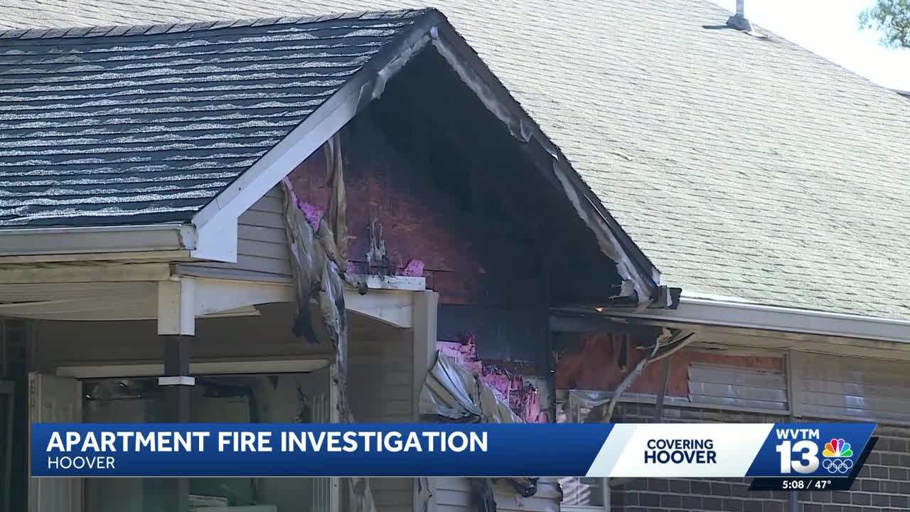 Hoover apartment fire displaces 14 residents