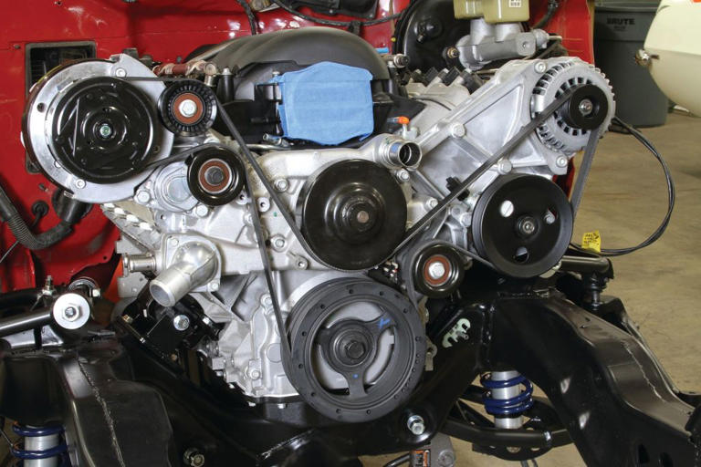 Tips for installing a modern GM V8 into an older car or truck
