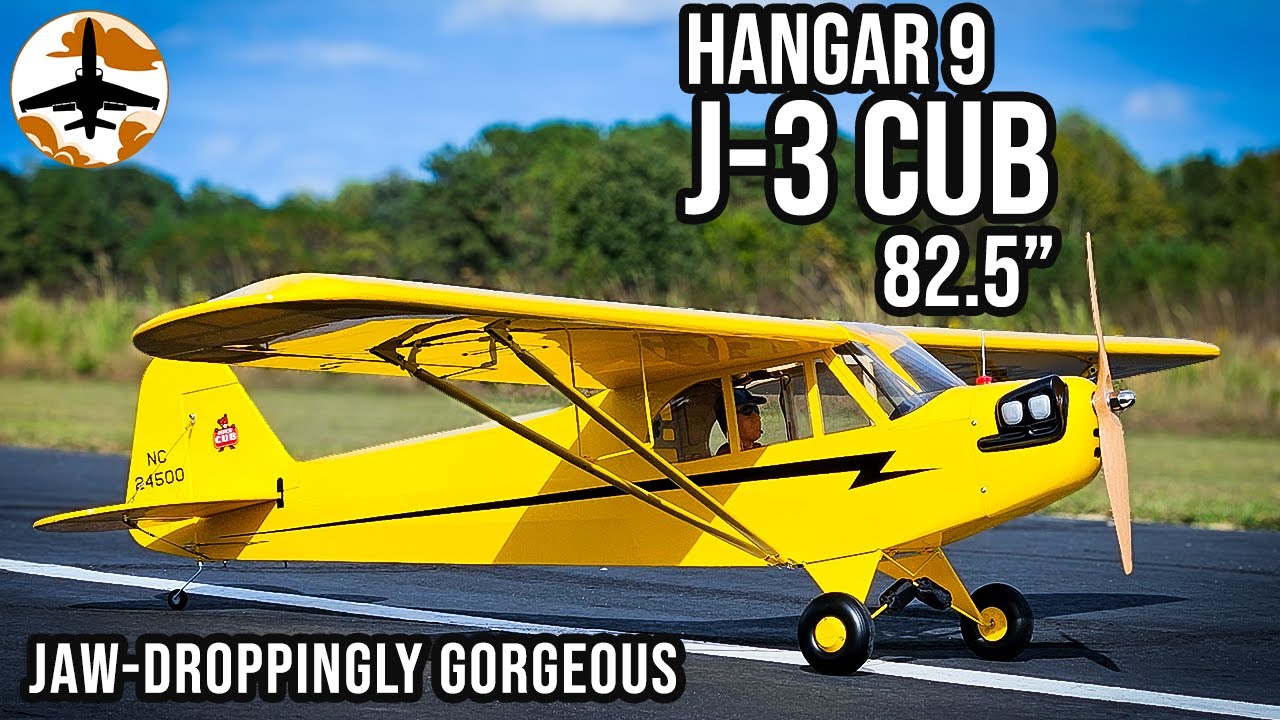 Hangar 9 J-3 Cub 82.5 review big, bold, and absolutely beautiful