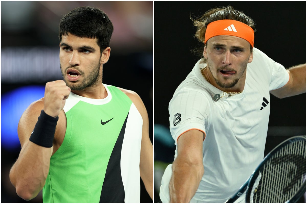 Alcaraz v Zverev time and how to watch Australian Open semi-final<br><br>