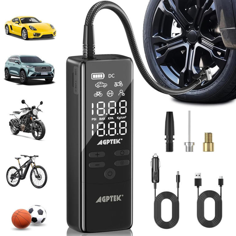 Amazon has a 'user-friendly' portable tire inflator on sale for just $15