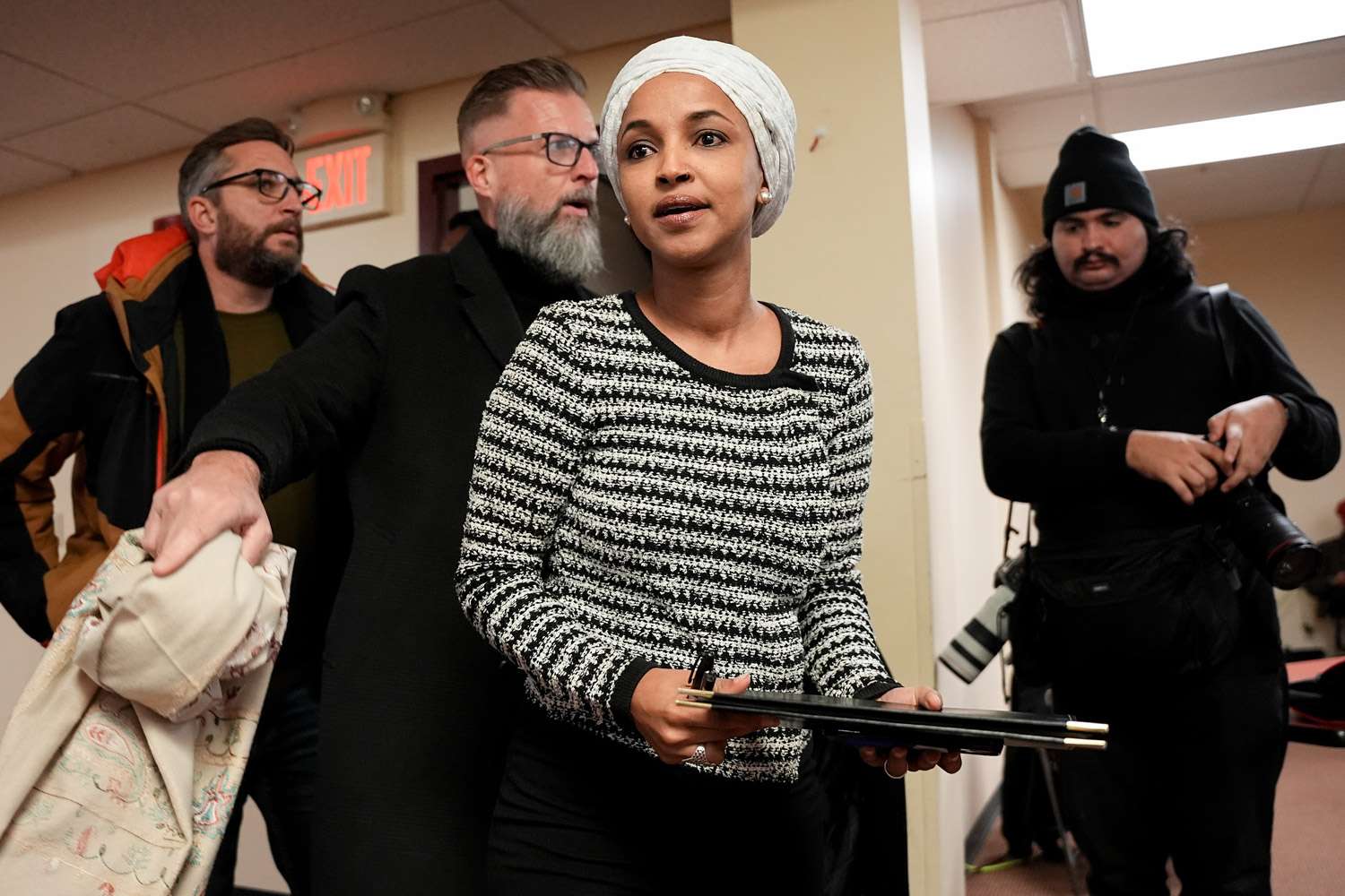 Police identify orange substance sprayed at Rep. Ilhan Omar during town ...