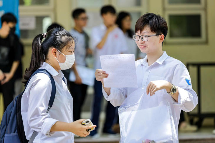 Hà Nội chọn môn ngoại ngữ là môn thi thứ ba vào lớp 10 năm học 2026-2027- Ảnh minh họa: DANH KHANG