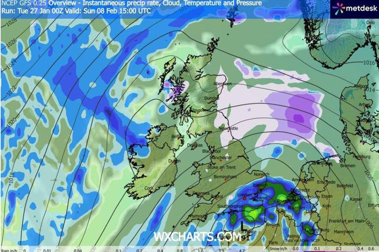Exact date three-day 'Beast from the East' snow storm to arrive in UK ...