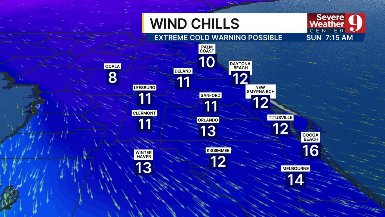 Widespread 20s, with wind chills in the single digits possible this ...