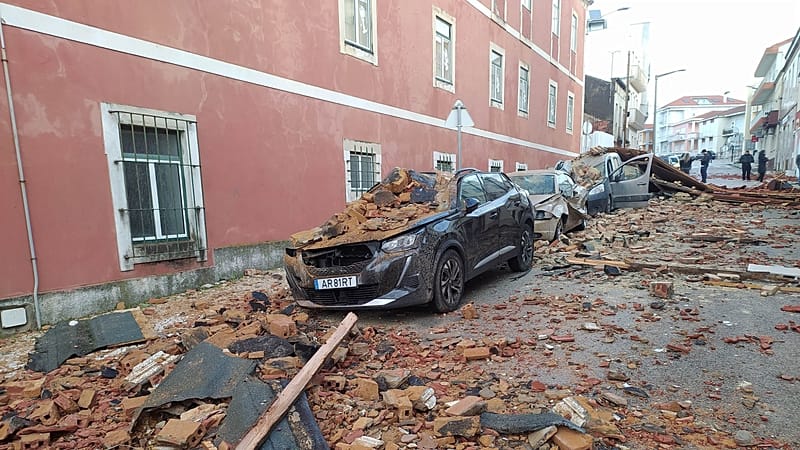 Six dead as Storm Kristin wreaks havoc in Portugal with 202 km/h winds<br><br>