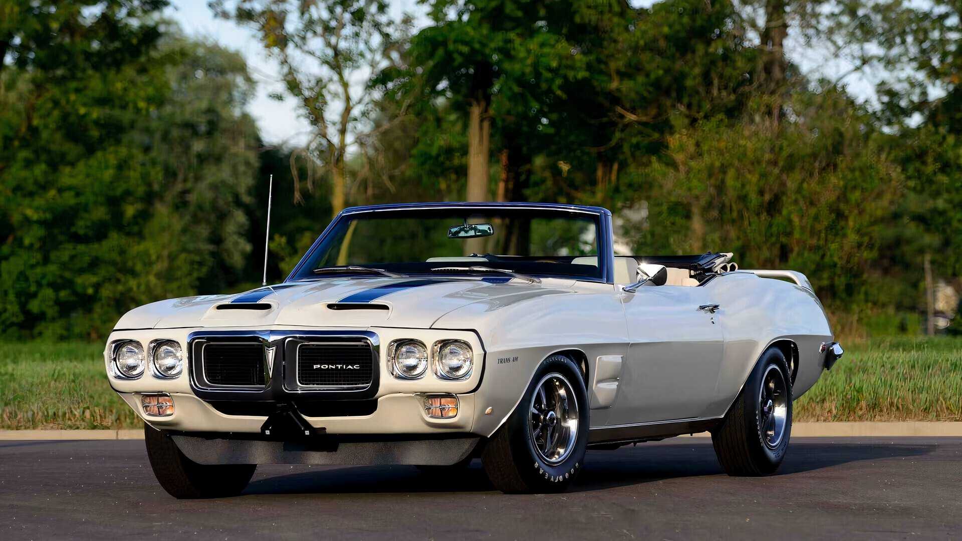 1969 Pontiac Firebird Trans Am Convertible Front 3/4