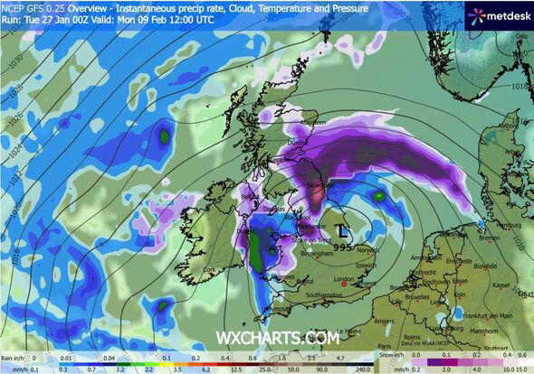 Snow forecast maps show huge 'Beast from the East' burying 52 UK cities ...