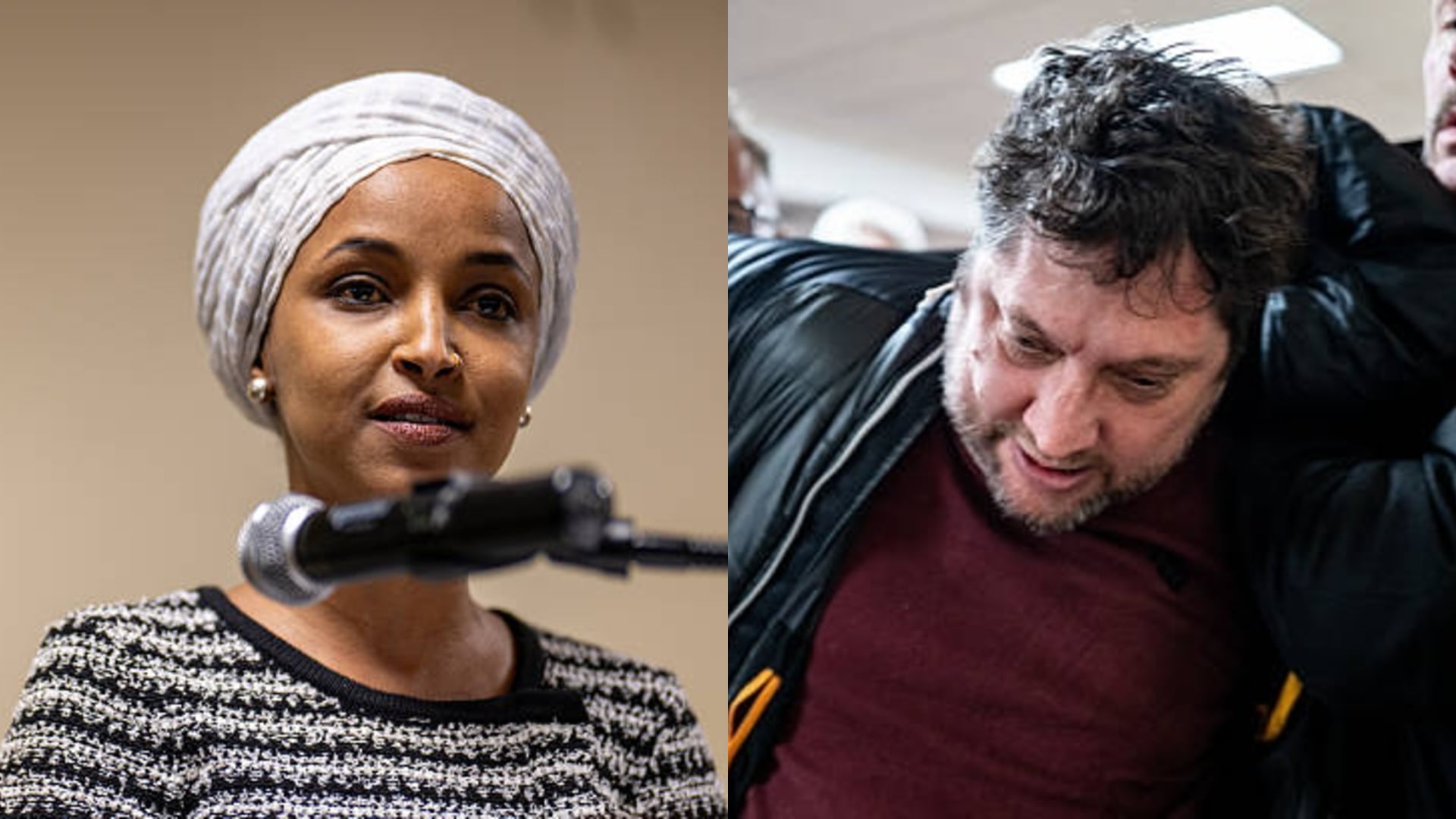 Man arrested after spraying unknown substance on Rep. Ilhan Omar