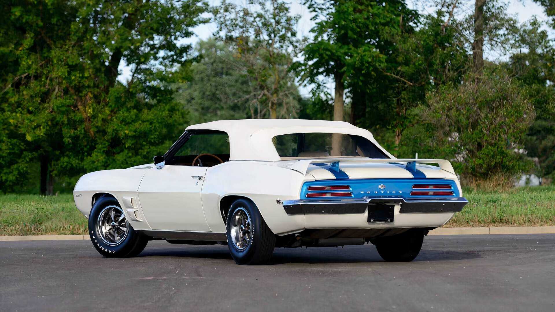 1969 Pontiac Firebird Trans Am Convertible Rear 3/4