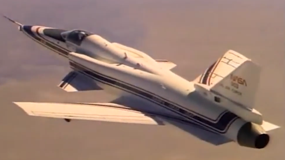 The jet that flew with backwards wings