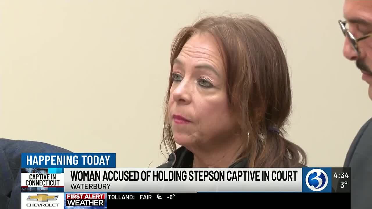 Woman accused of holding stepson captive for 20 years sees case continued