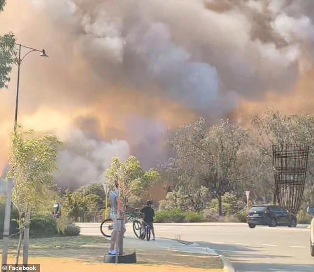 Multiple homes in Perth burn after massive fire near housing ...