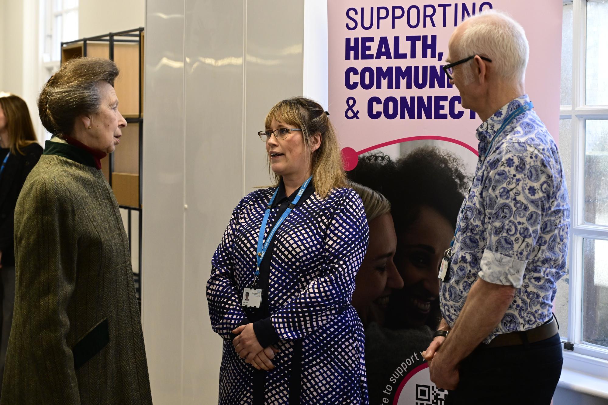 In pictures: Princess Royal meets staff and service users at NHS adult ...