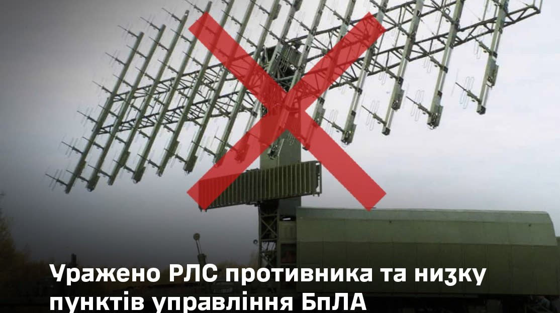 Ukrainian forces hit Russian radar and drone command posts, General Staff says<br><br>