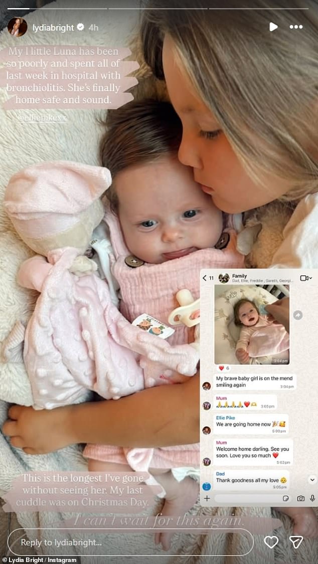 lydia-bright-reveals-her-baby-niece-has-been-hospitalised-for-a-week