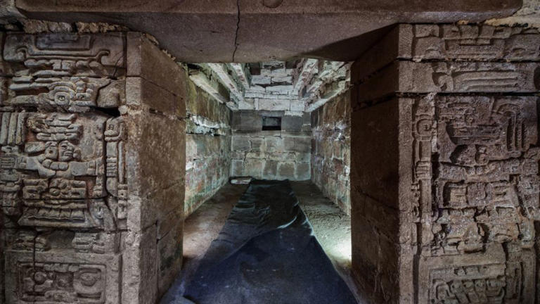 Astonishing 1,400-year-old tomb featuring giant owl sculpture ...