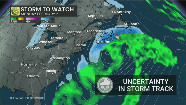 Blustery winter storm will close out the weekend in Atlantic Canada
