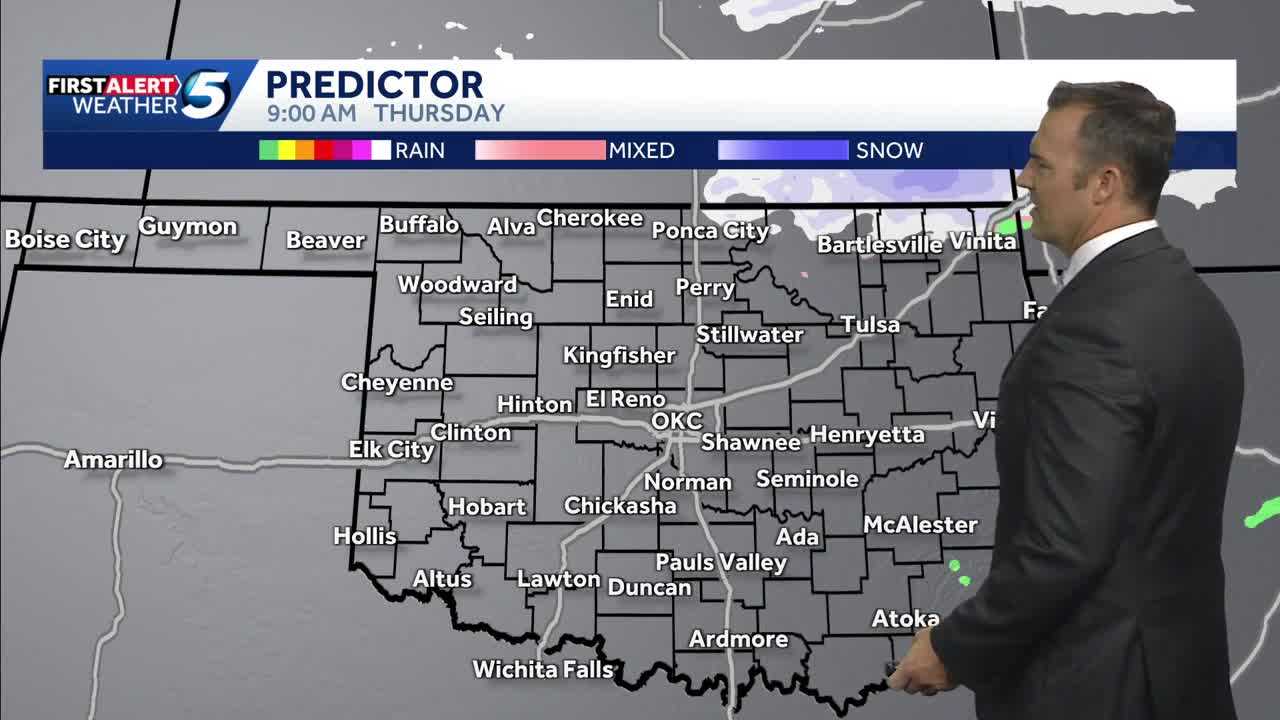 Timeline: Oklahoma sees another Arctic front and chance of wintry mix