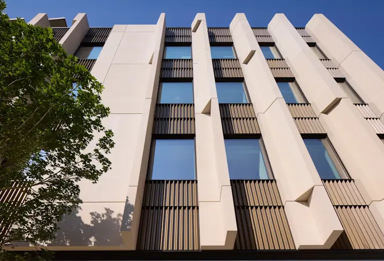 Oxford’s giant new lab building has a secret hidden in its facade