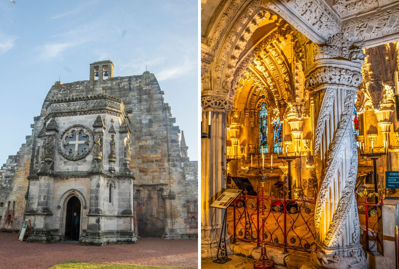 Beautiful video gives rare glimpse inside 580-year-old Midlothian ...