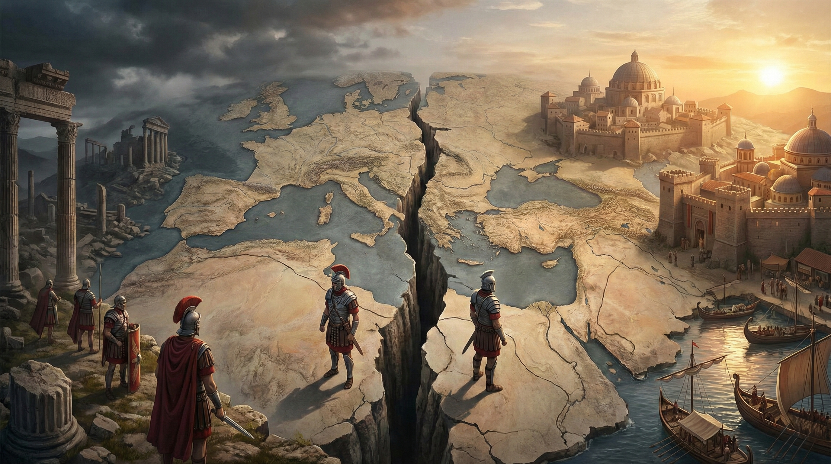 How splitting Rome into East and West quietly doomed the empire