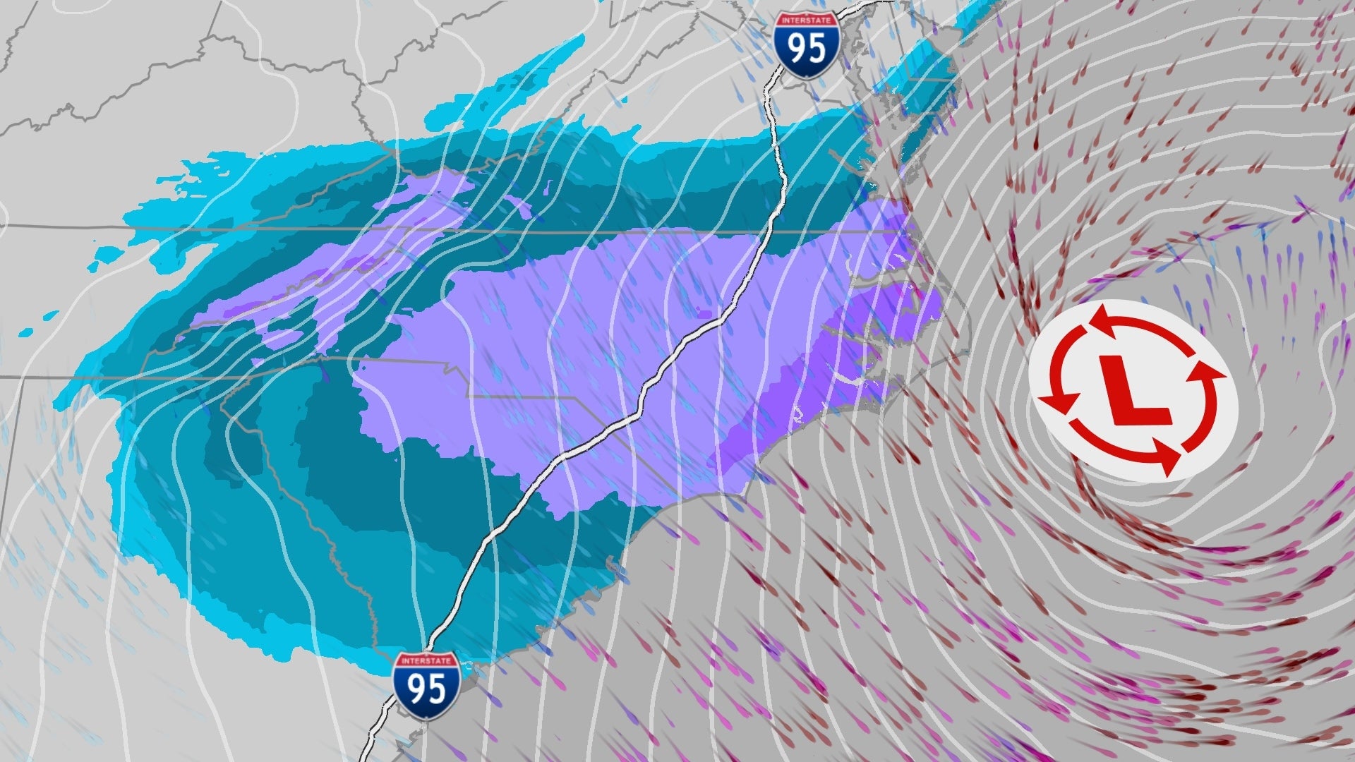 Weekend nor'easter to bring heavy snow, wind to East Coast