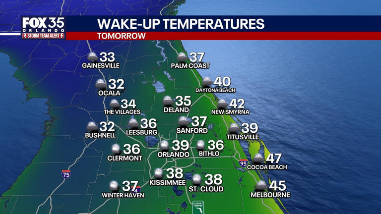 Rare 'Extreme Cold Watch' issued for all Central Florida ahead of ...