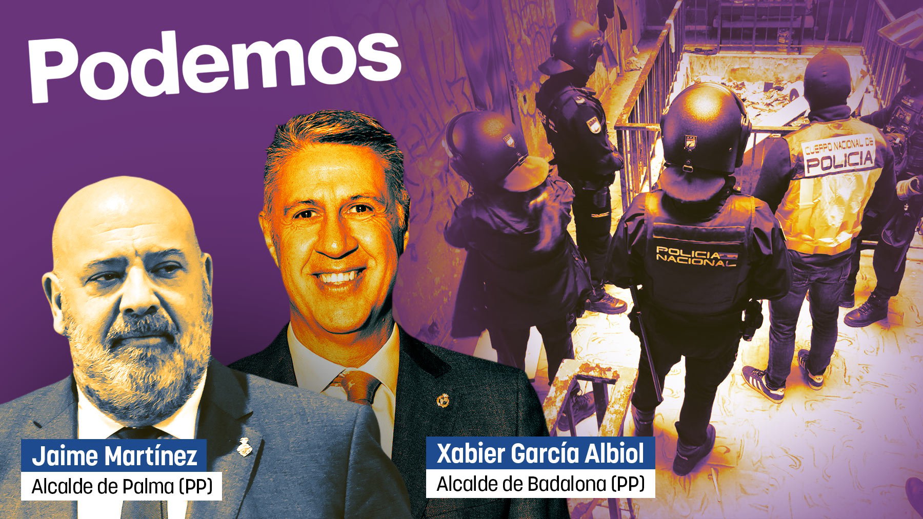 Podemos compara al alcalde de Palma con Albiol por intervenir en una ...