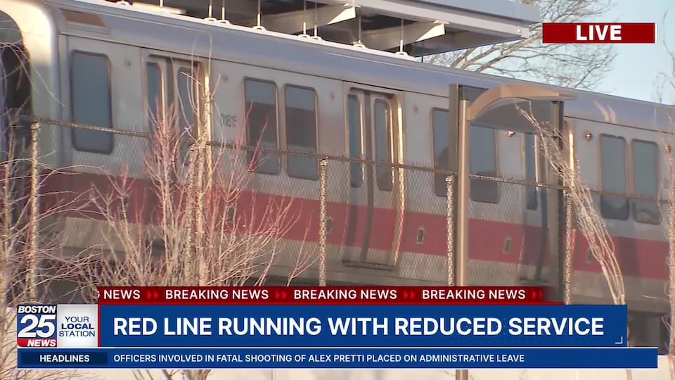 Red Line running reduced service due to recent winter storm