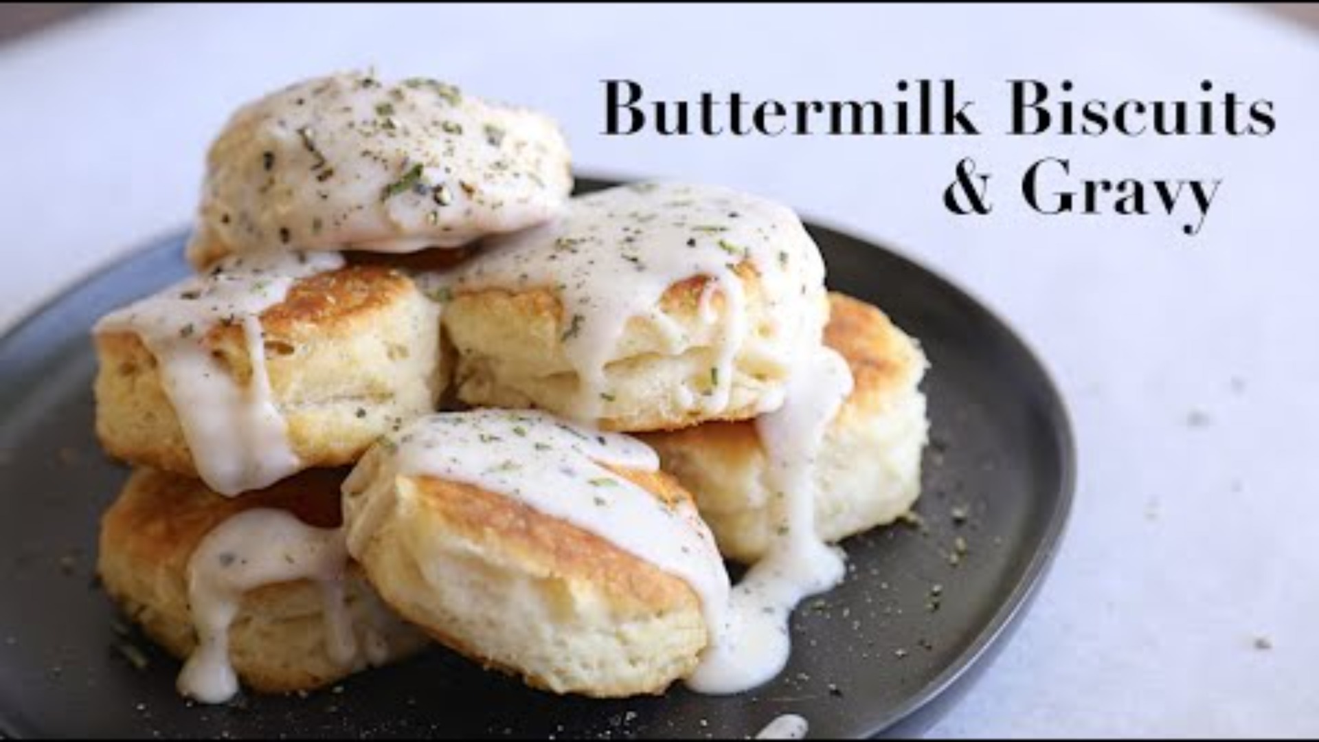 Flaky buttermilk biscuits from scratch
