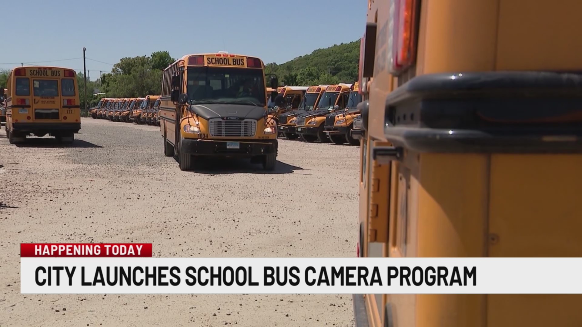 New Haven to start fining drivers for illegally passing school buses