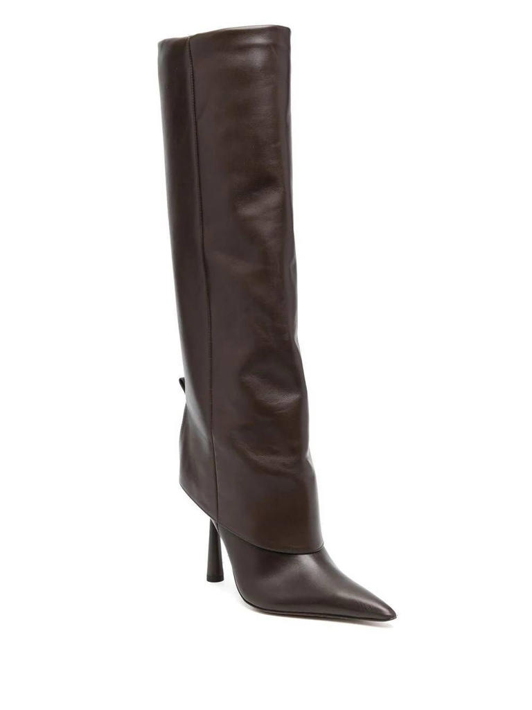 7 botas color café para llevar con vestidos, faldas y jeans en ...