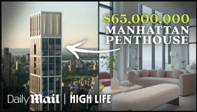 Image result for Inside a $65 million Manhattan penthouse overlooking New York City