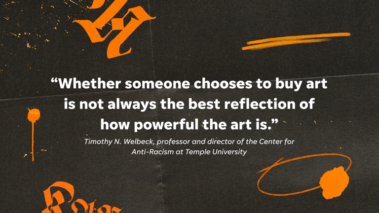Timothy N. Welbeck, director of the Center for Anti-Racism at Temple University in Philadelphia, on the value of artistic expression versus chart success.
