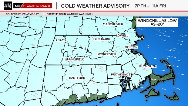 Arctic air arrives in Massachusetts. Maps show how cold it will get in ...