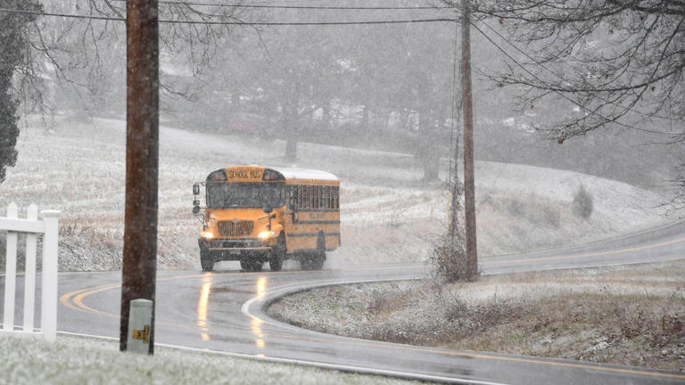 Some Maryland schools closed or delayed Monday due to snow