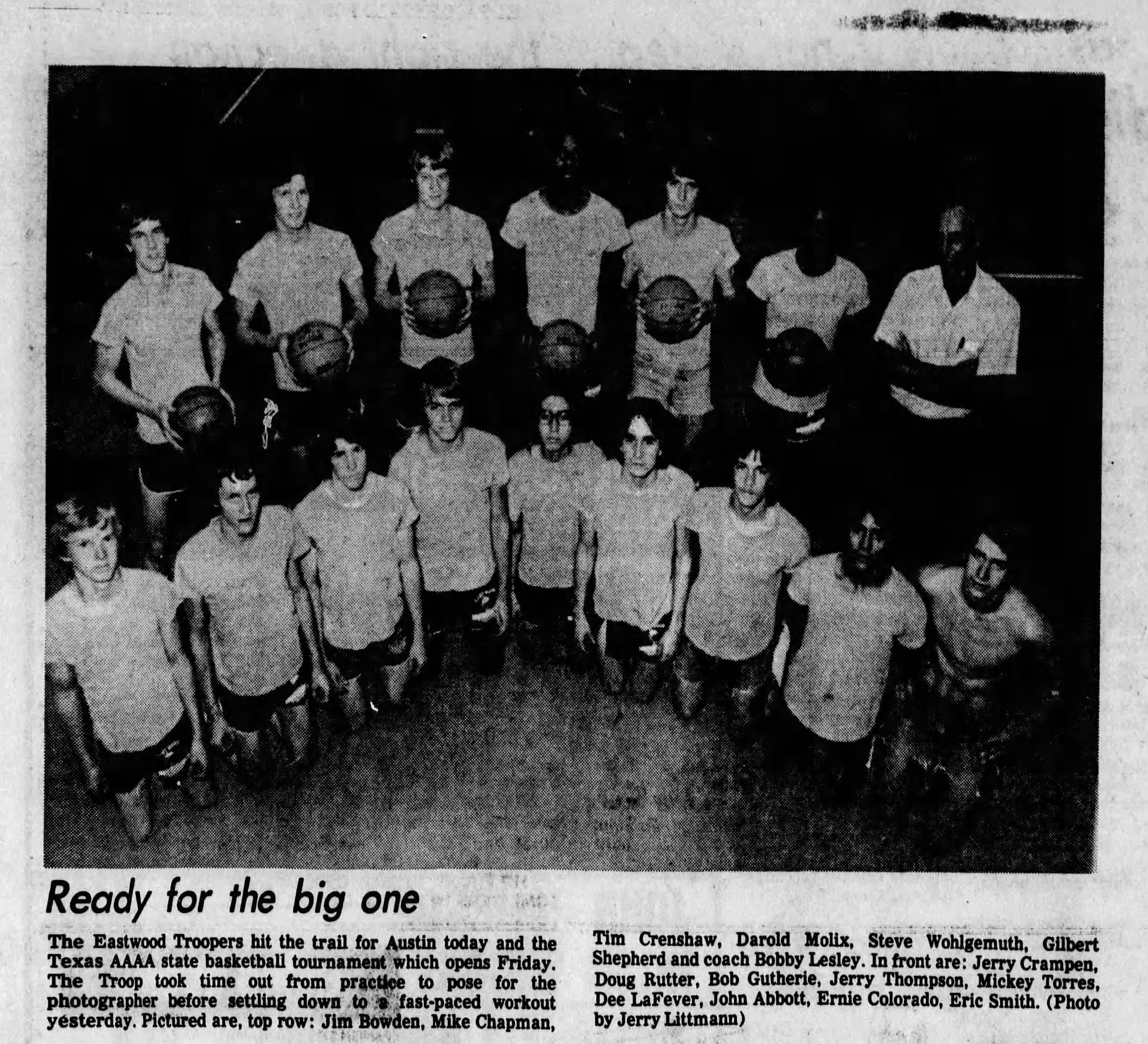 1976 Texas state champion: El Paso's Eastwood Troopers something else