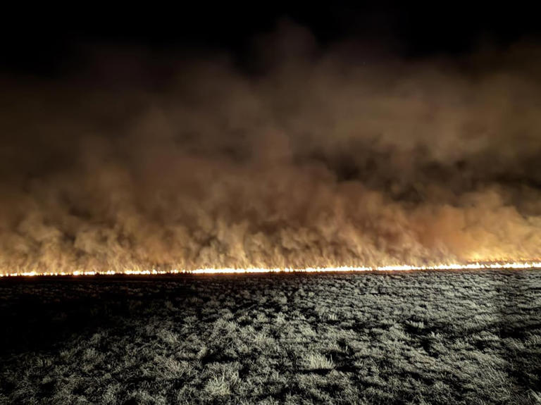 Firefighters battle 30-acre brush fire at Lake Placid solar farm
