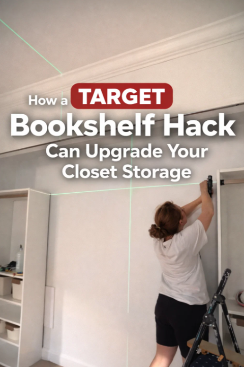 How a Target bookshelf hack can upgrade your closet storage