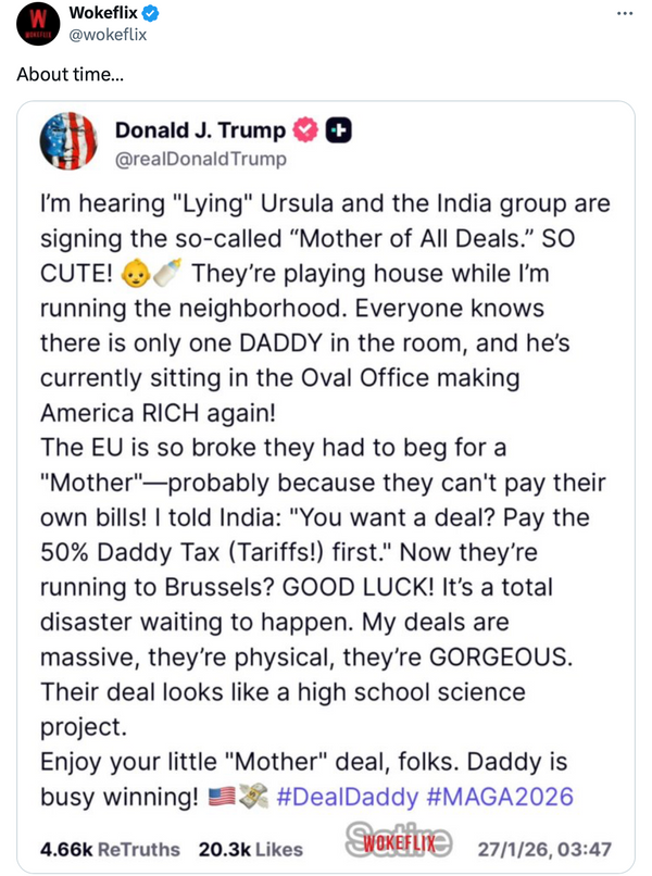 AA1Vgevd Did Trump Call EU-India Trade Deal a 'High School Science Project'?