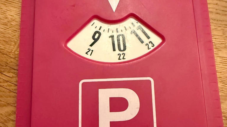 Pinke Parkscheibe Erlaubt