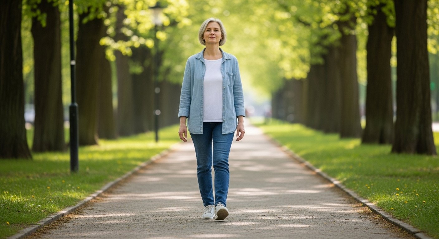 Try these simple steps for a calming walking meditation