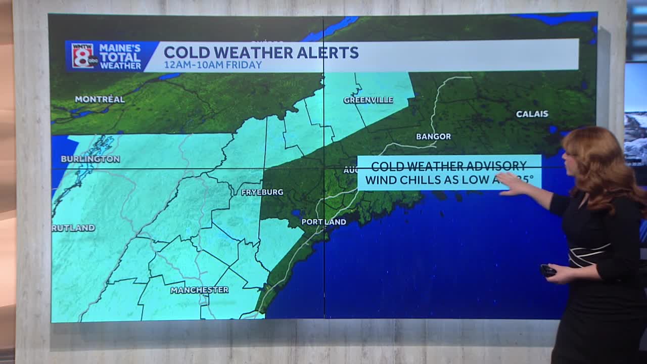 Cold weather advisory in effect Friday morning