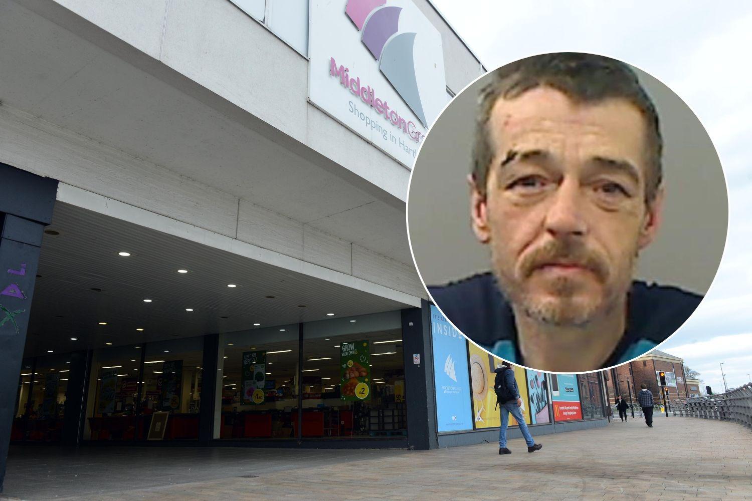 Repeat Hartlepool offender jailed after throwing away court chance with ...